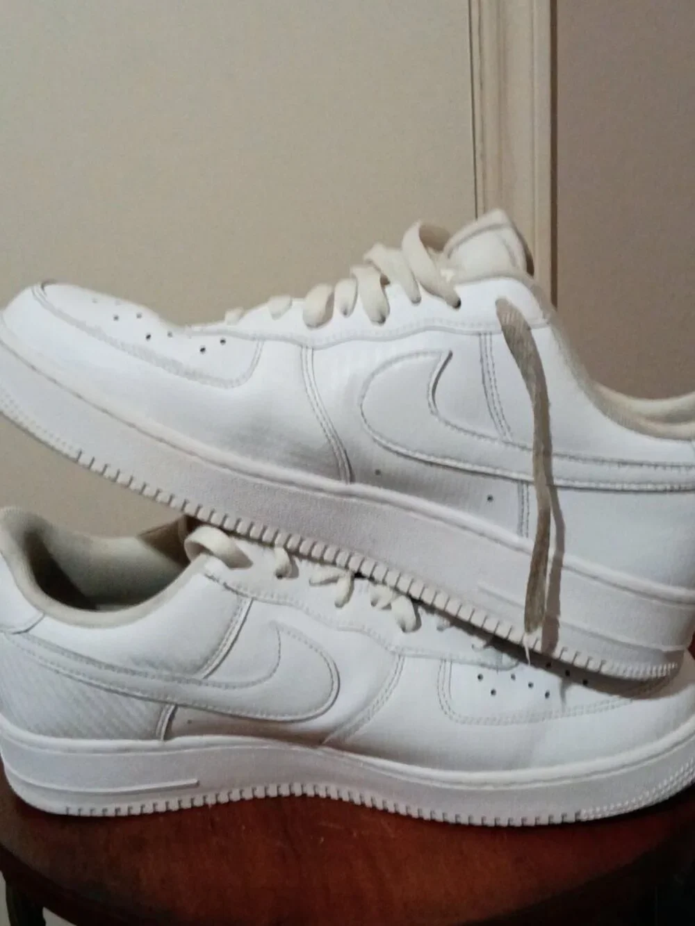 Men's Nike Air Force 1 '07 Carbon Fiber  - White Size 9 HF2886-100